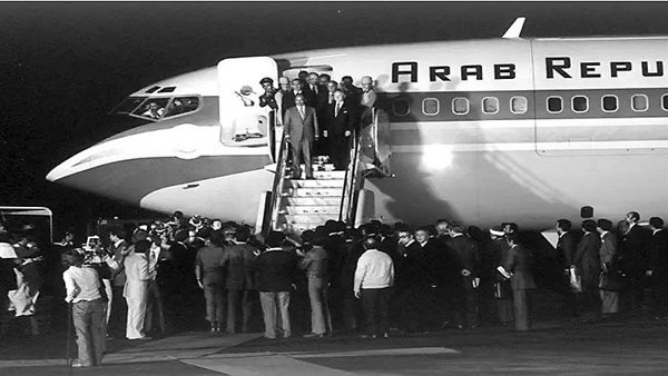 وصول السادات إلى