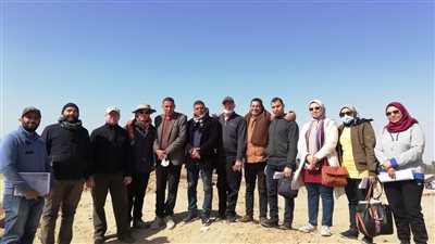 عثر بها على أرشيف زينون.. مدير عام آثار الفيوم يتفقد أعمال البعثة الفرنسية في جرزا