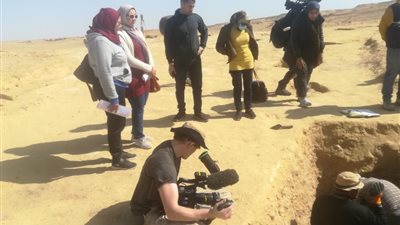للموسم الثاني.. ناشيونال جيوجرافيك تصور فيلمًا وثائقيًا عن منطقة آثار جرزة بالفيوم 