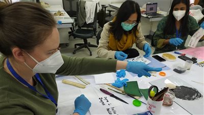 متحف الحضارة يختتم فعاليات المدرسة الشتوية الدولية للتدريب في علوم صيانة وترميم الآثار | صور