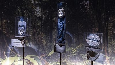 جناح الجابون بـ إكسبو دبي يستعرض مجموعة متميزة من الأقنعة التراثية |صور