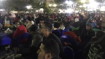 حشود بالدقهلية تتابع لقاء الفراعنة أمام الكاميرون