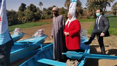 وزيرة التضامن خلال زيارته لأسوان: الوزير يجب أن تكون رجله في الأرض ومخه على المكتب