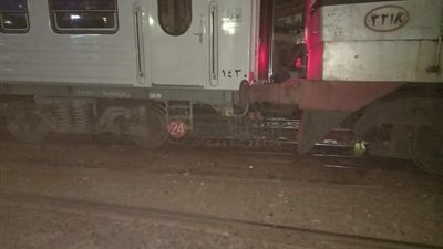 عودة حركة القطارات إلى طبيعتها في طنطا بعد رفع 3 عربات خرجوا عن القضبان