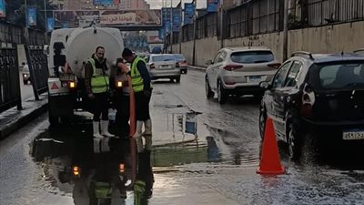 استمرار عمليات سحب مياه الأمطار بمحافظة الجيزة |صور