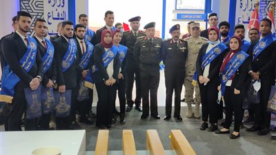 جامعة طنطا تنظم زيارة لجناح وزارة الدفاع في معرض القاهرة الدولي للكتاب