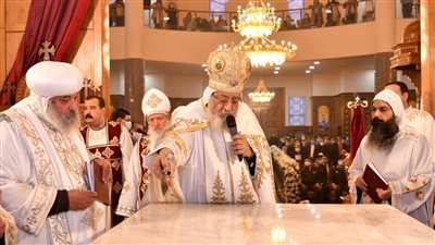 تدشين كنيسة العذراء ومريم المصرية بأهالينا 2