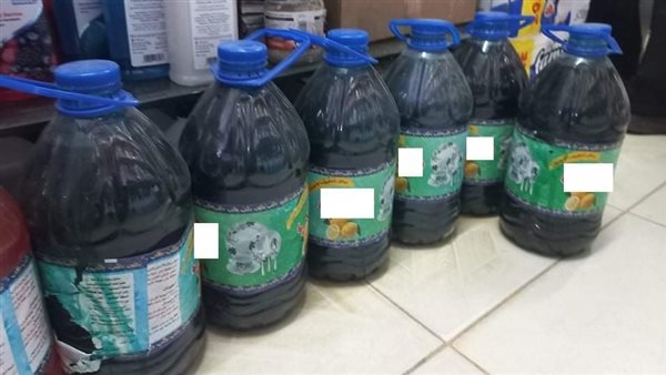 ضبط منظفات تم التلاعب