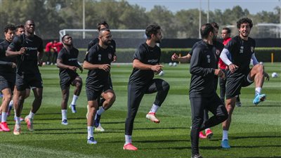 مران بدني وتدريبات متنوعة للاعبي الأهلي