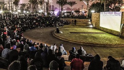 شاشة عملاقة بنادي الجزيرة لعرض مباراة مصر والسنغال