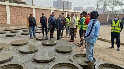 مياه القليوبية: تصنيع أغطية البلاعات من الخرسانة بدلا من الزهر لمواجهة سرقتها
