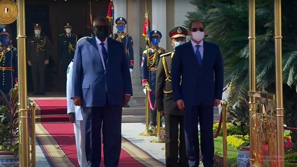 السيسي ورئيس جيبوتي