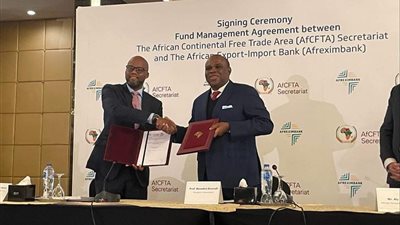 منطقة التجارة الإفريقية توقع اتفاقية مع البنك الإفريقي للاستيراد والتصدير
