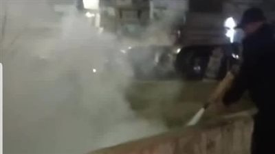 السيطرة على حريق اندلع بمزلقان قطار في الدقهلية 