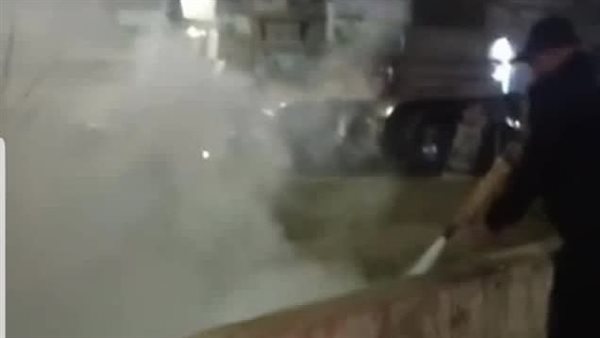 جانب من الحريق 