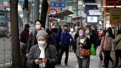 هونج كونج تسجل رقمًا قياسيًا جديدًا في إصابات فيروس كورونا