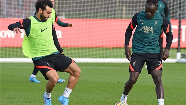 صلاح وماني في مران