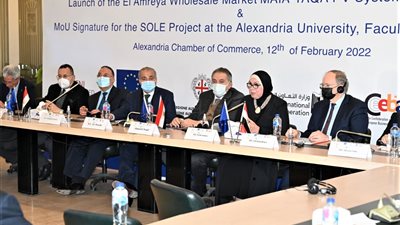 وزيرة الصناعة: سوق الخضروات والفاكهة بالإسكندرية أول منطقة تعمل بالطاقة الكهربائية النظيفة في العالم