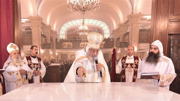 البابا تواضروس خلال