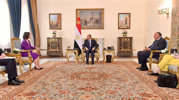 الرئيس السيسي يستقبل