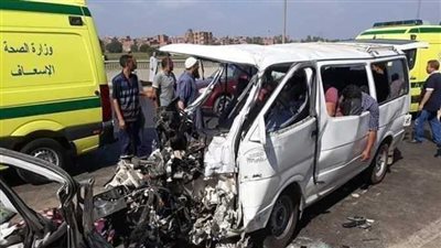 بعد إصابة 8 أشخاص.. التحقيق في حادث تصادم أعلى الطريق الدائري بالمرج 