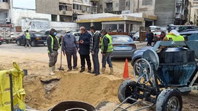 الرابع خلال أسبوع.. هبوط أرضي بوسط الإسكندرية والصرف الصحي تتدخل لمعاينة التربة