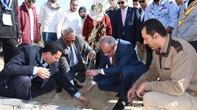 غرس 1000 شجرة.. انطلاق مبادرة هنجملها بجامعة قناة السويس 