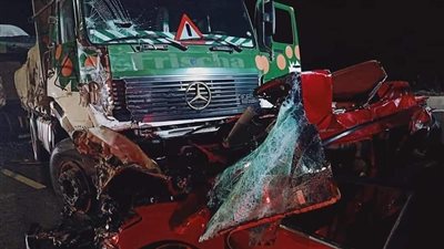 لحظة دهس 3 أشخاص داخل سيارة في حادثة بالدقهلية | فيديو