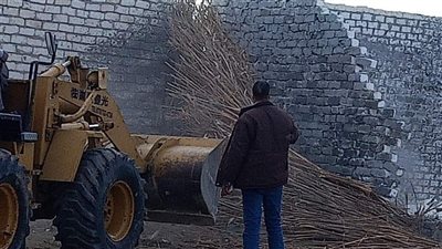 إزالة 217 حالة تعد ضمن المرحلة الثانية لإزالة التعديات ببني سويف