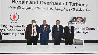 وزير البترول يبحث مع نظيره الأردني آفاق التعاون في مجال الغاز الطبيعي