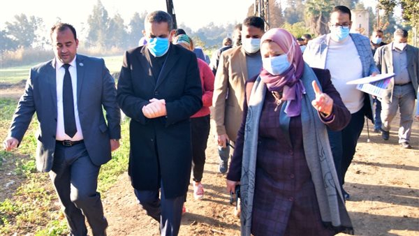 محافظ الغربية يعاين