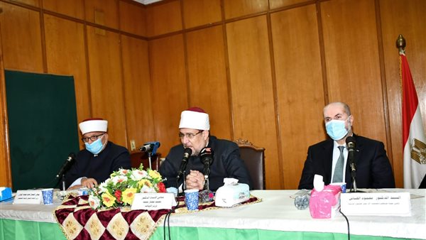 وزيرا أوقاف مصر وفلسطين