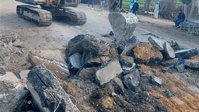 طرق المنوفية: رصف 3 شوارع بتكلفة 13 مليون جنيه لتحسين الخدمات المقدمة للمواطنين