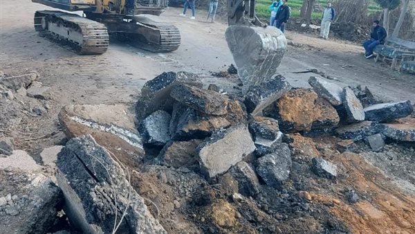 اعمال رصف في المنوفية