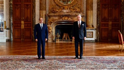 ملك بلجيكا يؤكد حرص بلاده على تنمية العلاقات مع مصر