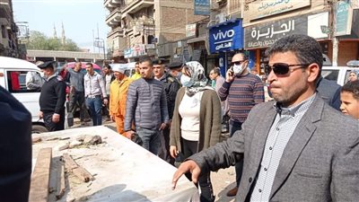 نائب محافظ القليوبية تقود حملة إزالة إشغالات مكبرة بعزبة السوق بمدينة بنهــــا