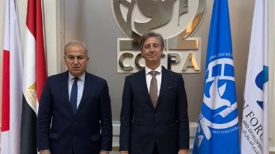 الممثل المقيم لبرنامج الأمم المتحدة الإنمائي يزور مركز القاهرة الدولي لتسوية النزاعات