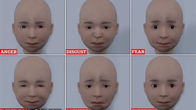 اليابان تُطور روبوتا لطفل مخيف ينقل 6 تعبيرات للوجه