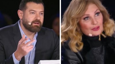 عمرو يوسف يداعب يسرا في أول حلقة من الدوم