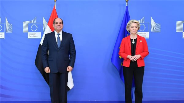 السيسي ورئيسة المفوضية