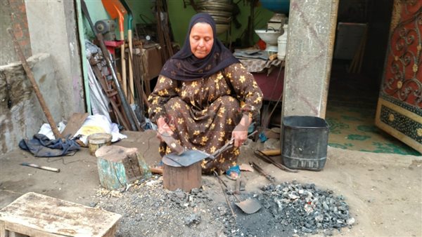 سيدة الحديد بالمنوفية