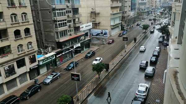 أمطار غزيرة على القاهرة