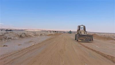 استمرار غلق طريق مرسى علم - إدفو بسبب السيول والأمطار الغزيرة