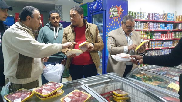 ضبط لحوم فاسدة خلال