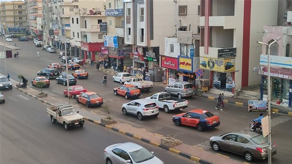 أمطار خفيفة على مدينة