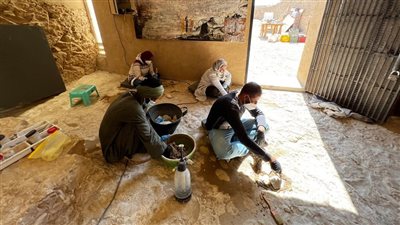 الآثار تنتهي من ترميم أرضية مقبرة جحوتي TT11 بالأقصر | صور 