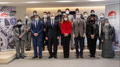 محافظ كفر الشيخ يشهد تدريب فريق عمل مركز استدامة للتدريب بالأكاديمية الوطنية 