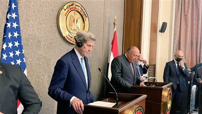 بيان مصري أمريكي مشترك: ندرك خطر تغير المناخ.. ونضاعف الجهود لتحقيق الاستقرار