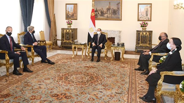 السيسي مع المبعوث