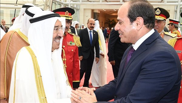 السيسي وأمير الكويت